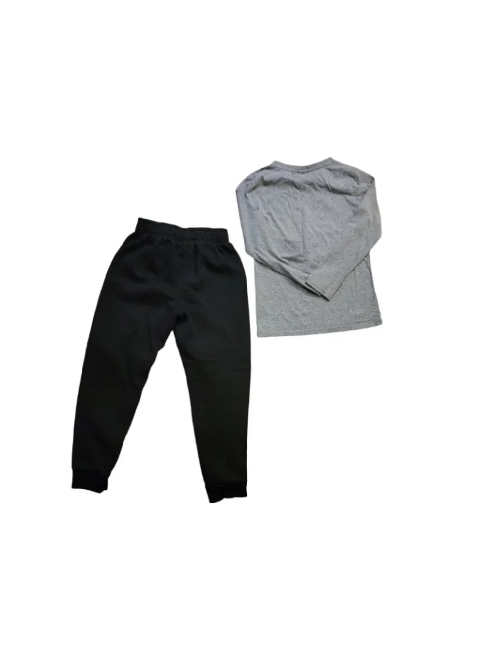 PUMA 2 Piece Joggers Shirt Boys Black Red Gray - Picture 2 of 6